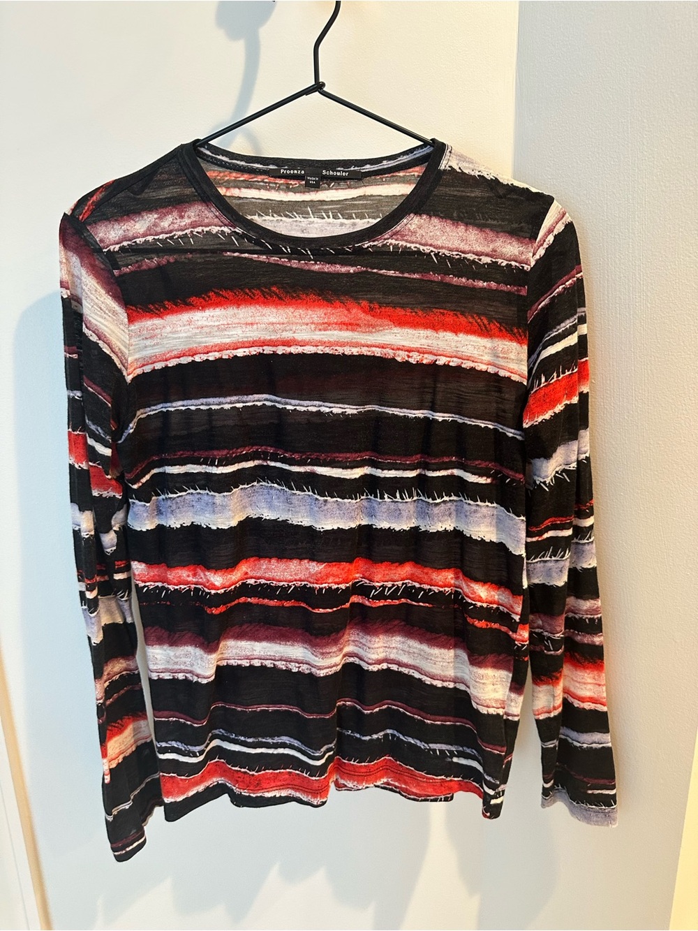 Like new, Proenza Schouler colorful, thin cotton top!